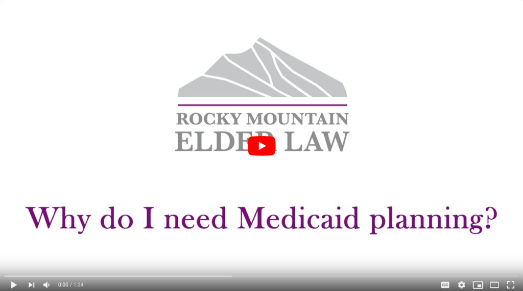 Front cover image of the Medicaid planning video