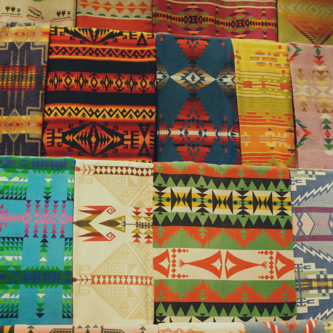 Several cloths together