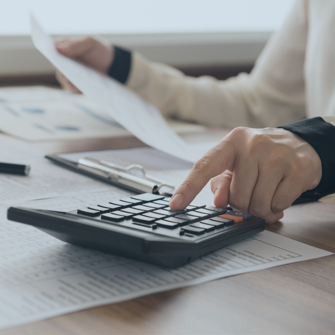 Someone using their calculator