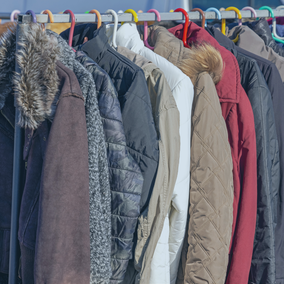 A closet full of jackets